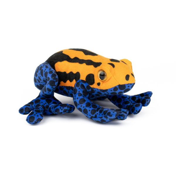 Poison Dart Frog (Orange/Blue) - 8.5" Plush